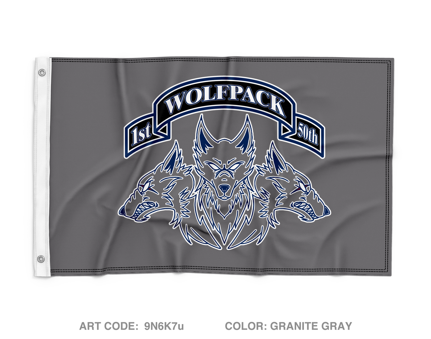 Alpha Co, 1-50 IN Wall Flag - 9N6K7u