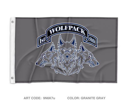 Alpha Co, 1-50 IN Wall Flag - 9N6K7u