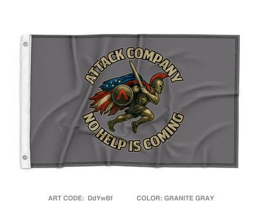 ATTACK COMPANY Wall Flag - DdYwBf