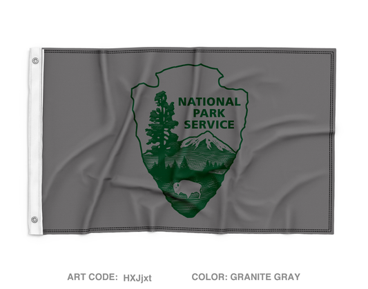 National Park Service Arrowhead Wall Flag - HXJjxt