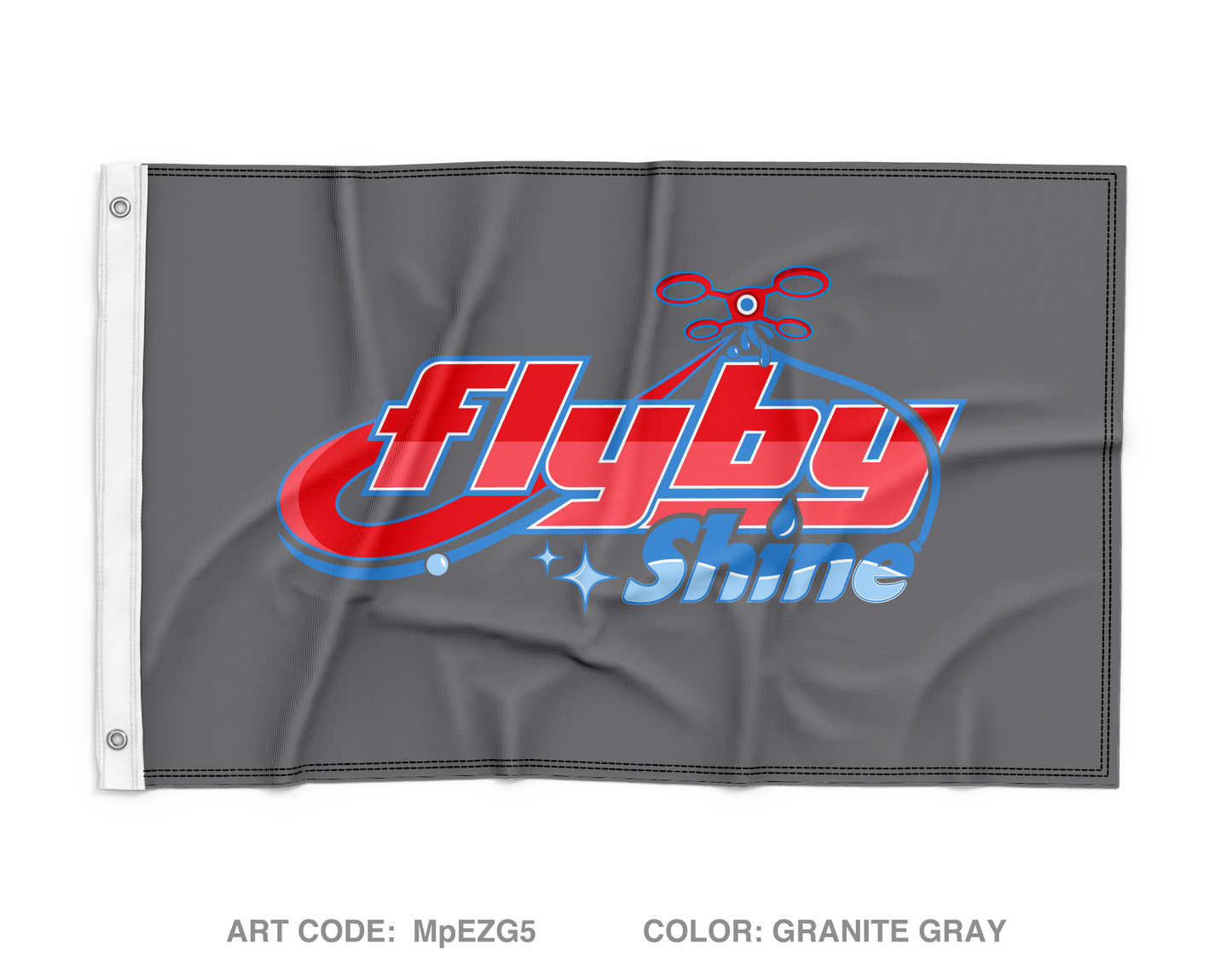 Flyby Shine Wall Flag - MpEZG5