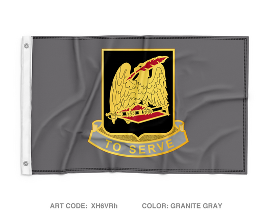376th Finance Battalion Wall Flag - XH6VRh