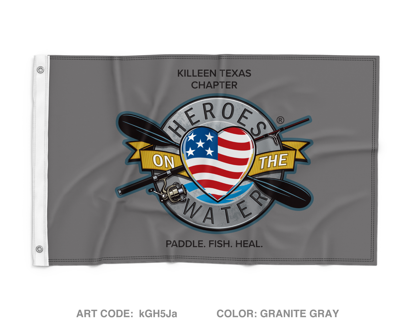 Heroes on the Water: Killeen Wall Flag - kGH5Ja