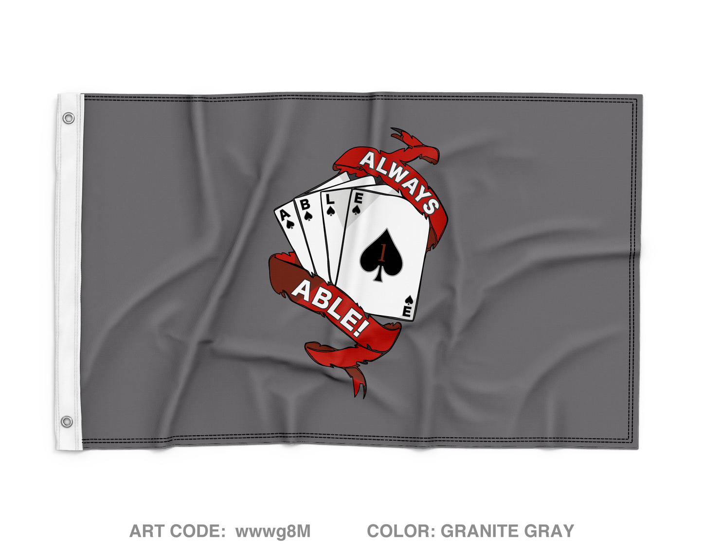 Able CO 1-506 IN Wall Flag - wwwg8M