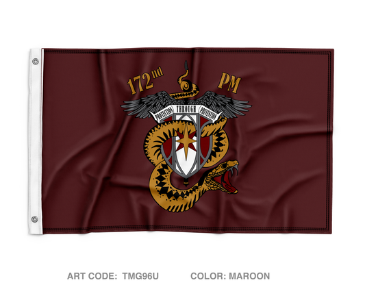 172nd Medical Detachment (PM) Wall Flag - TMG96U