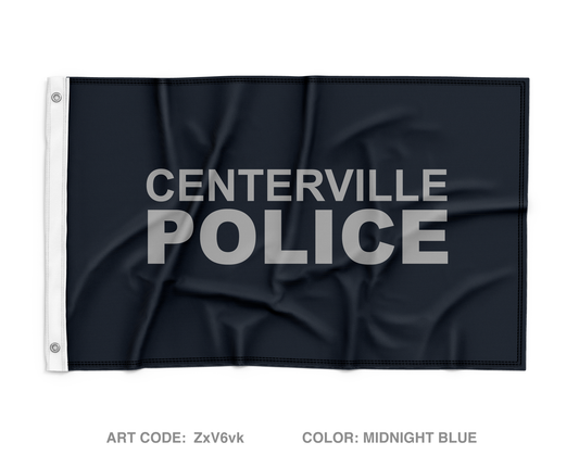 Centerville Police Department Wall Flag - ZxV6vk