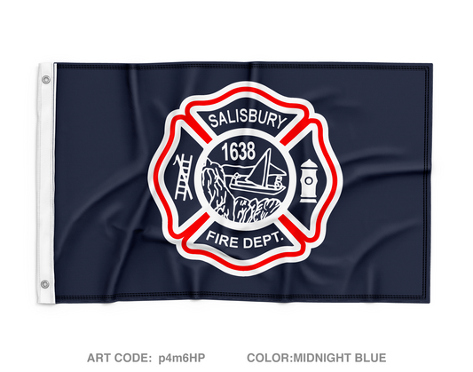 Salisbury Fire Rescue Wall Flag - p4m6HP