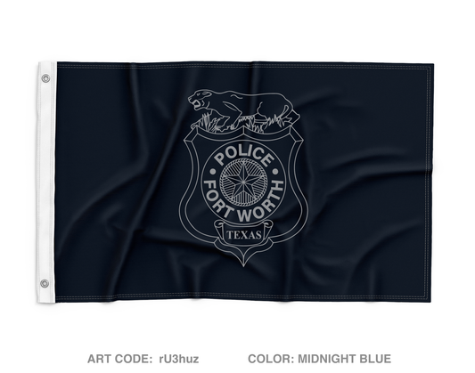 Fort Worth Police Department Directed Response Unit Wall Flag - rU3huz