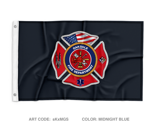 Oakdale Fire Wall Flag - sKxMGS