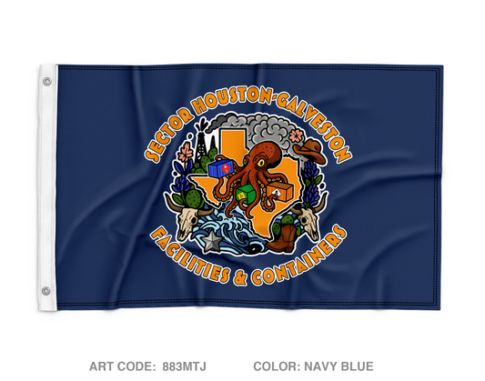 Sector Houston-Galveston Facilities Wall Flag - 883MTJ