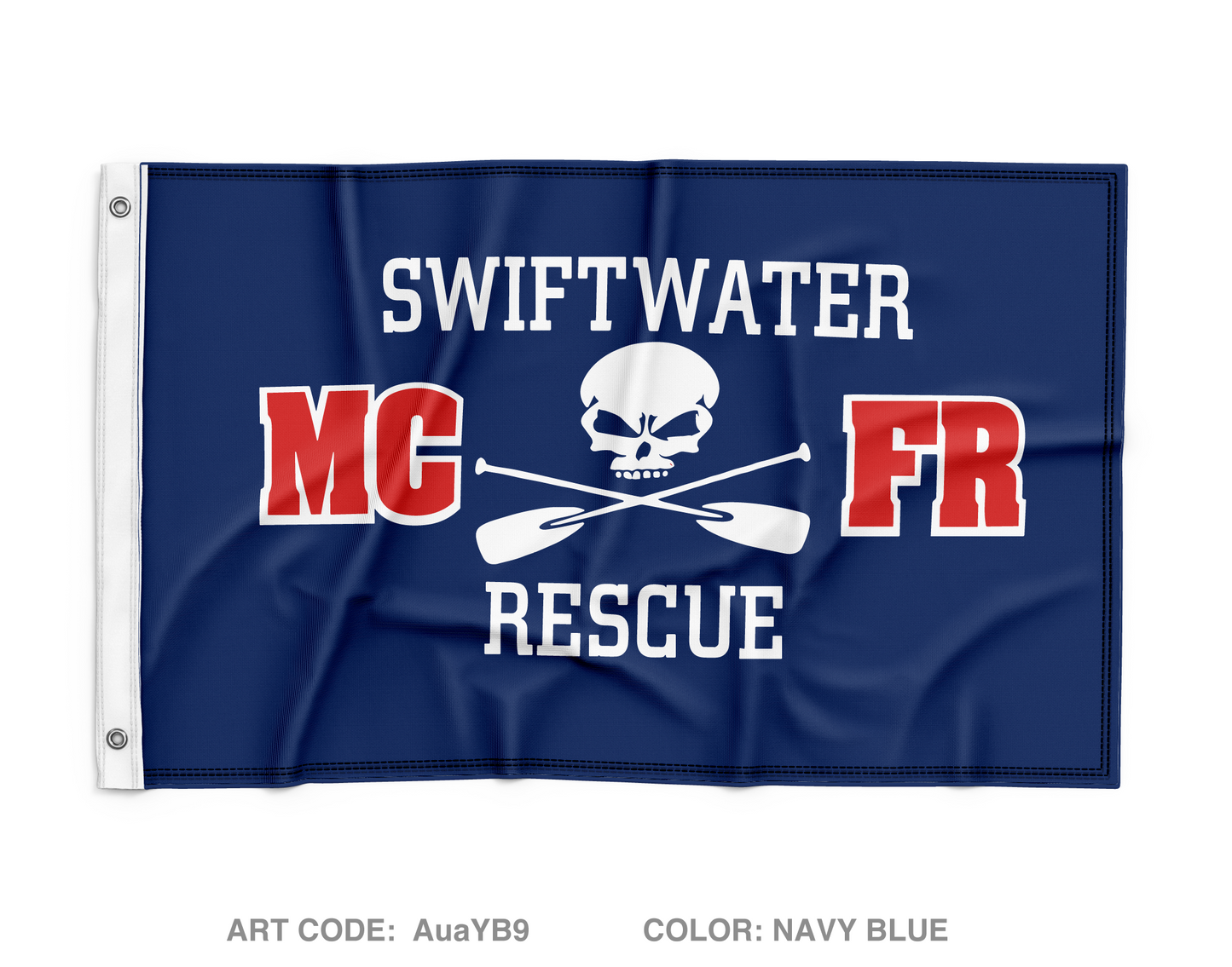 MCFRS Station 10 Wall Flag - AuaYB9