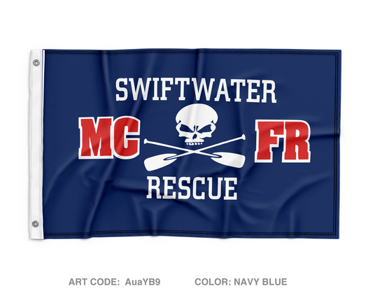 MCFRS Station 10 Wall Flag - AuaYB9