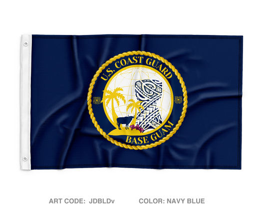 USCG Base Guam Wall Flag - JDBLDv