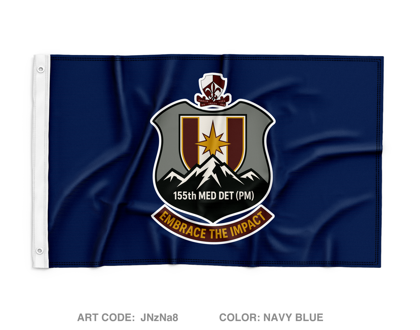 155th Medical Detachment (PM) Wall Flag - JNzNa8