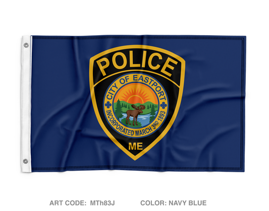 Eastport Police Department Wall Flag - MTh83J
