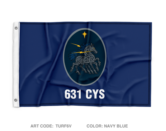 631 Cyberspace Squadron Wall Flag - TURF6V
