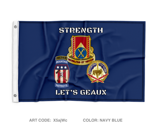 710 Light Support Battalion Wall Flag - X5ajWc