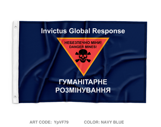 Invictus Global Response Wall Flag - YpVF79