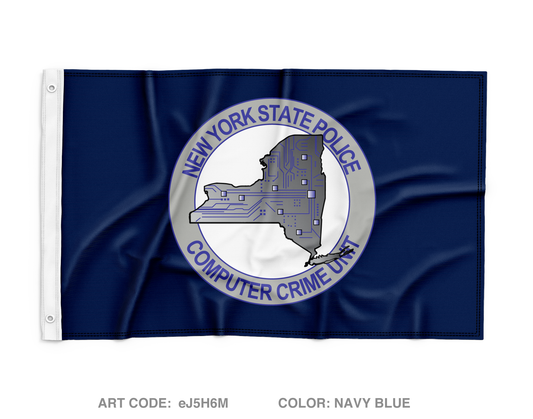 NYSP Troop F Computer Crime Unit Wall Flag - eJ5H6M