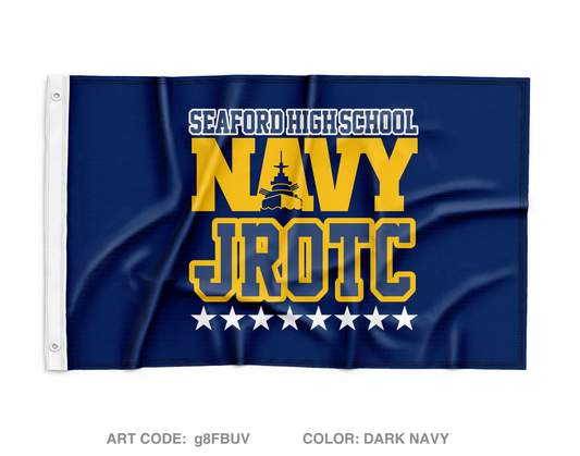 Seaford High School NJROTC Wall Flag - g8FBUV