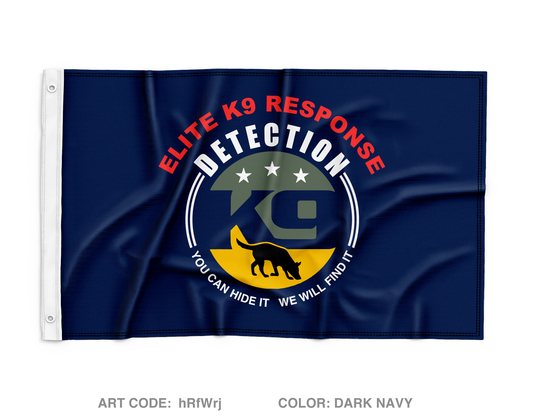 Elite K9 Response Wall Flag - hRfWrj