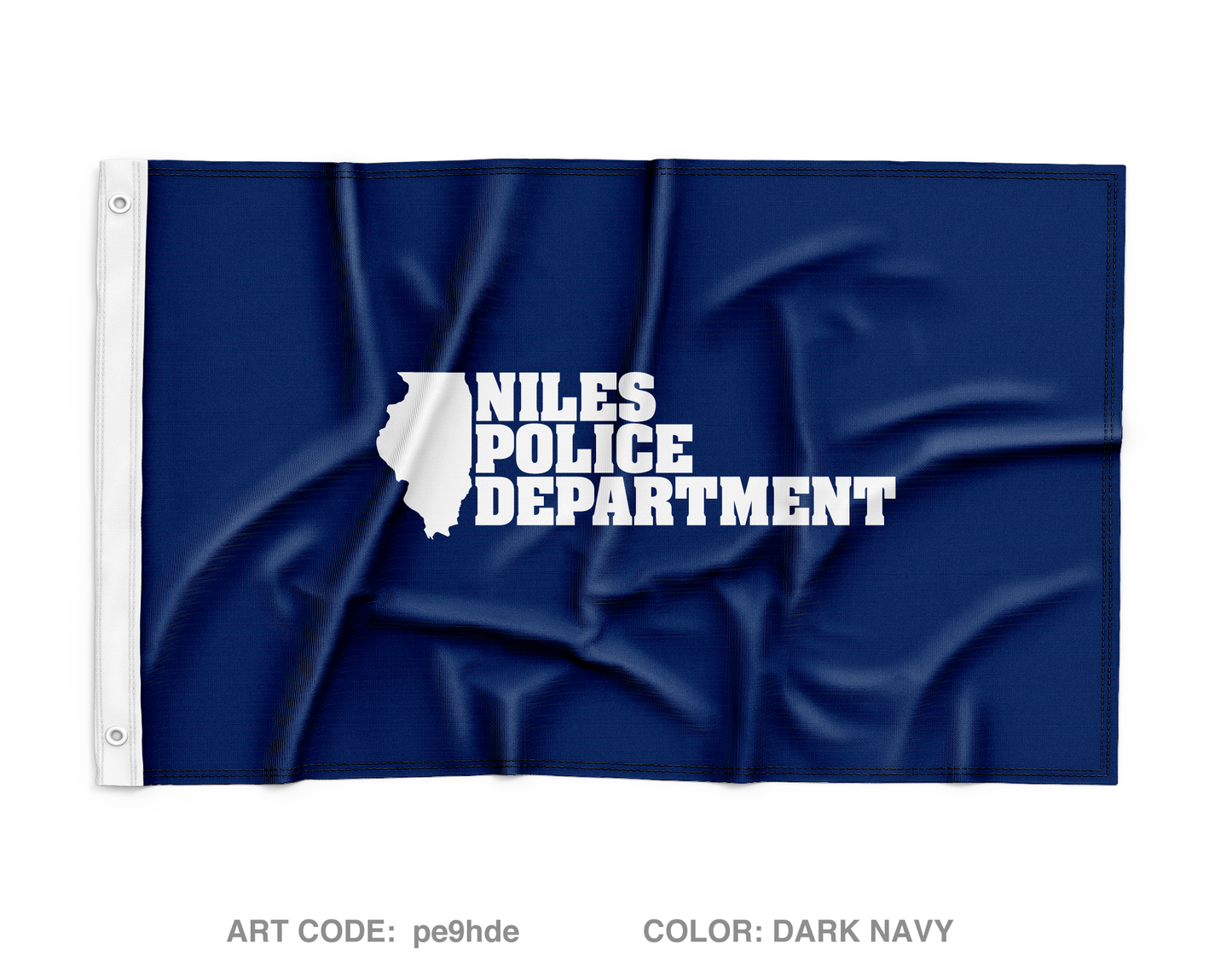 Niles Police Department Wall Flag - pe9hde