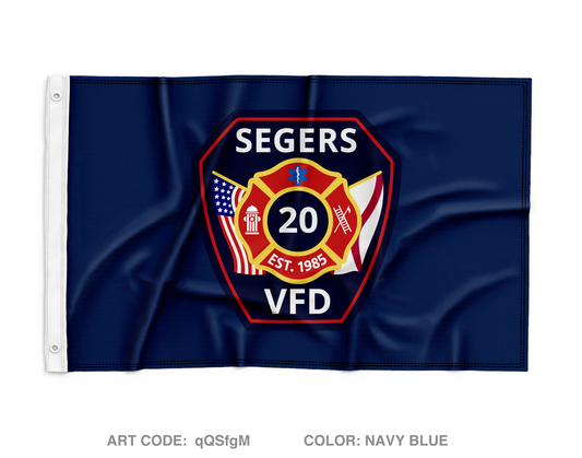 Segers Fire & Rescue Wall Flag - qQSfgM