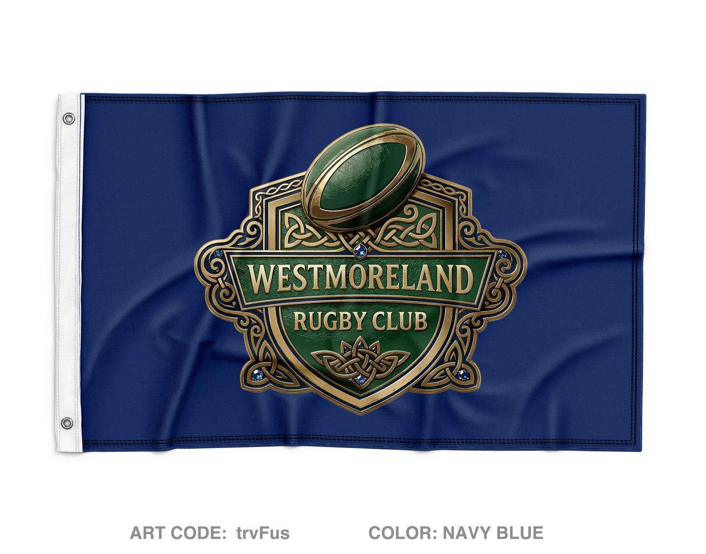 Westmoreland Rugby Club Wall Flag - trvFus