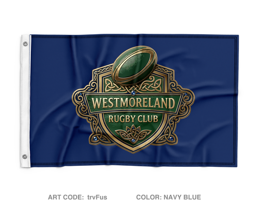 Westmoreland Rugby Club Wall Flag - trvFus