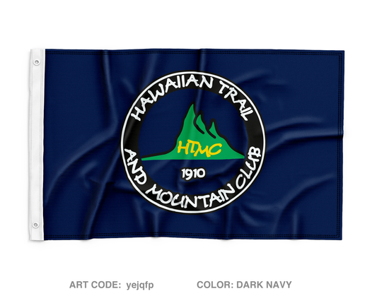 Hawaii Trail and Mountain Club (HTMC) Wall Flag - yejqfp