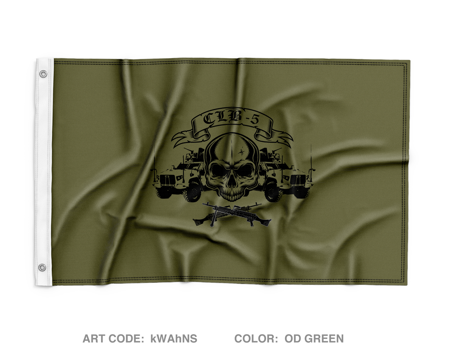 CLB-5 Wall Flag - kWAhNS