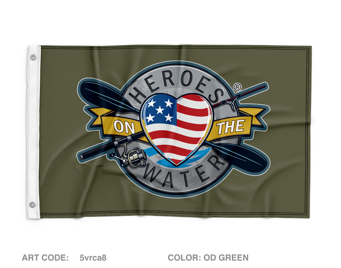 Heroes on the Water National Wall Flag