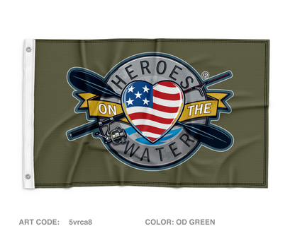 Heroes on the Water National Wall Flag