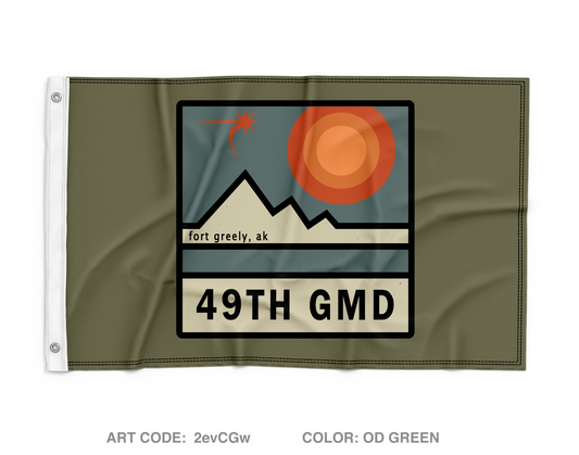 49th Missile Defense Battalion Store 1 Wall Flag - 2evCGw