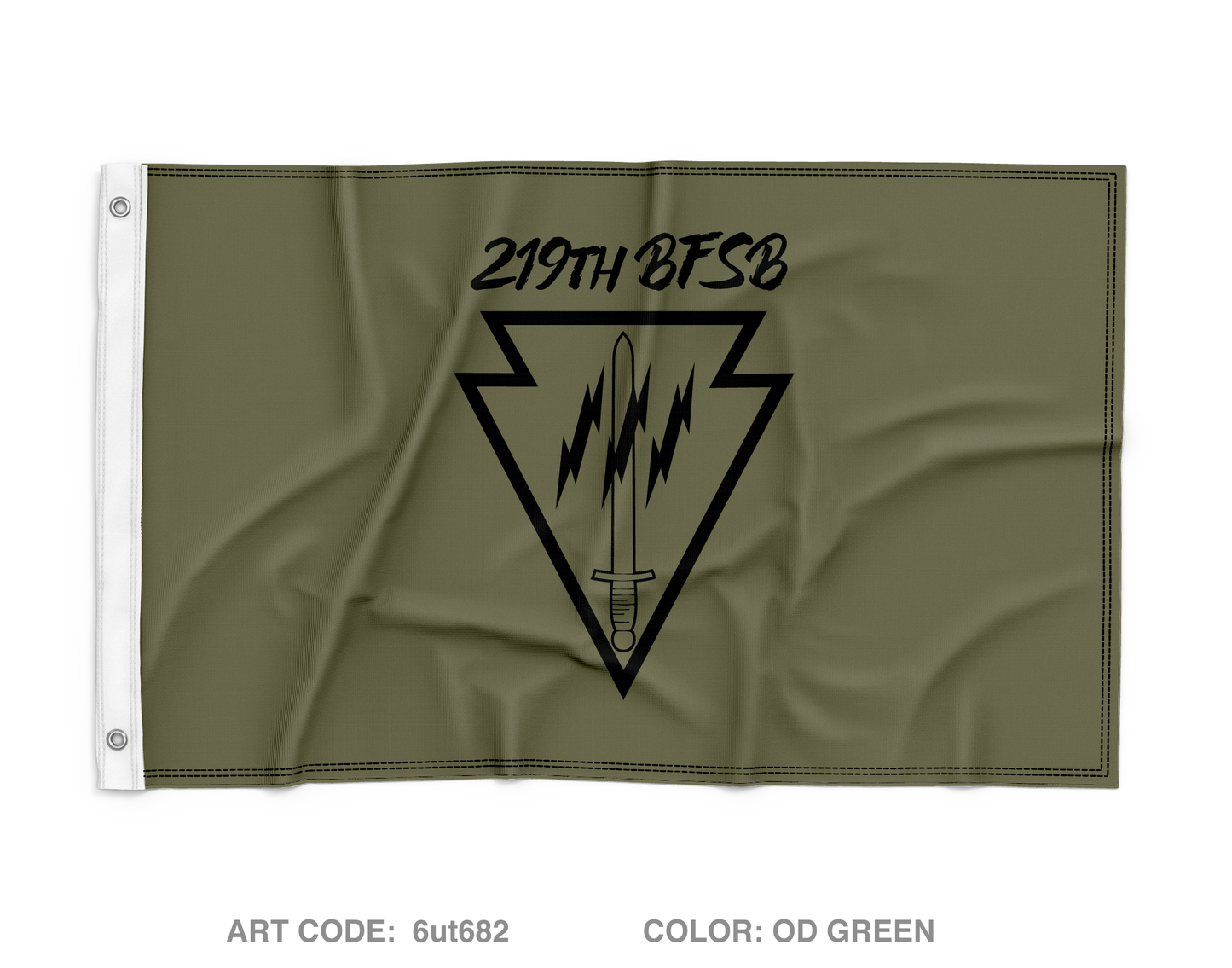 219th Battlefield Surveillance Brigade Wall Flag - 6ut682