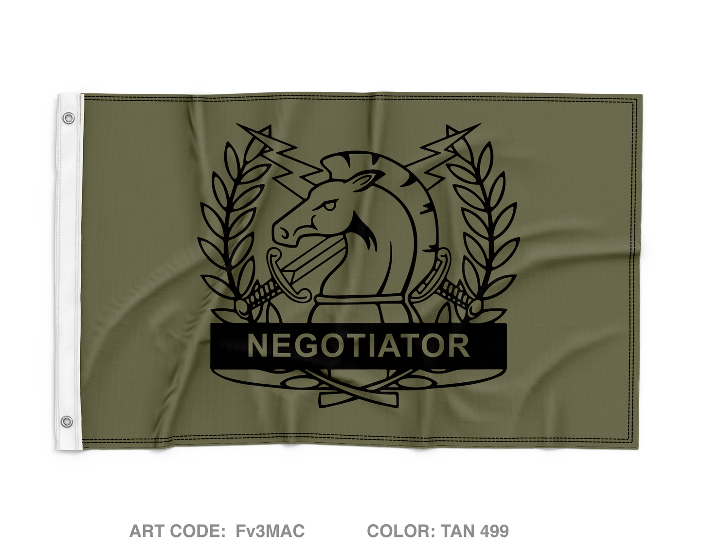 Crisis Negotiation Team Wall Flag - Fv3MAC