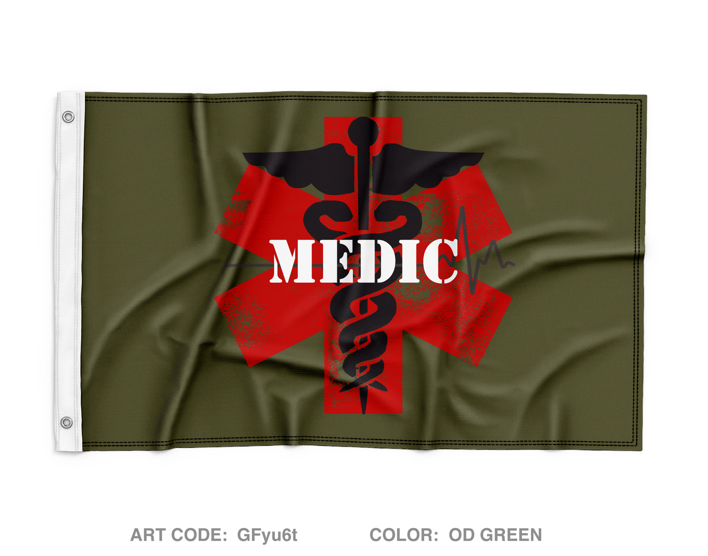2-123rd HHB Wall Flag - GFyu6t