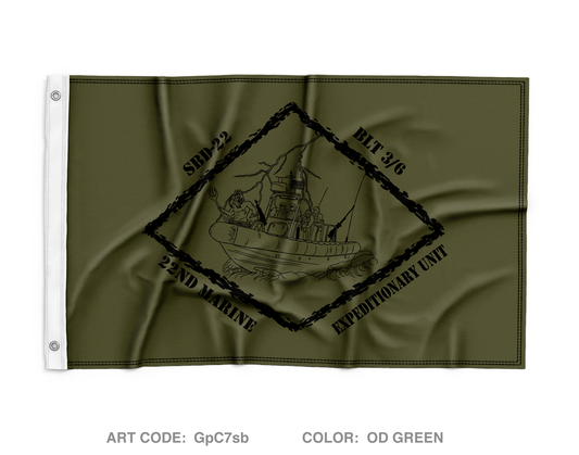 SBD 22 Wall Flag - GpC7sb
