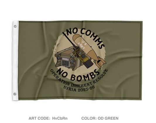 1-133 IN Wall Flag - HvCbRn