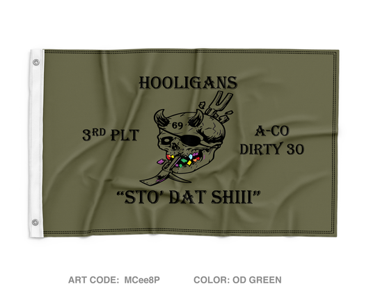 HOOLIGANS Store 1 Wall Flag - MCee8P