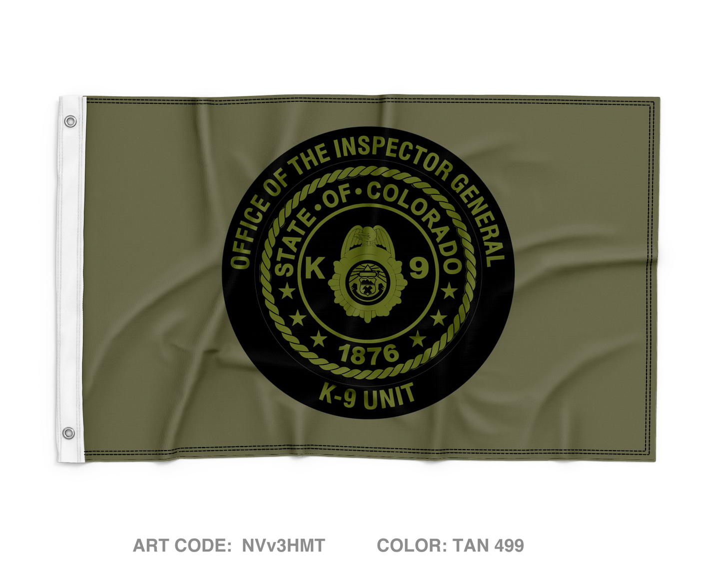 CDOC-OIG K-9 Unit Wall Flag - NVv3HM