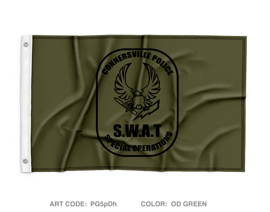 Connersville SWAT Wall Flag - PG5pDh