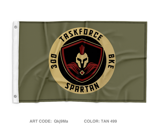 TF Spartan- B Co Wall Flag - Qkj9Ma