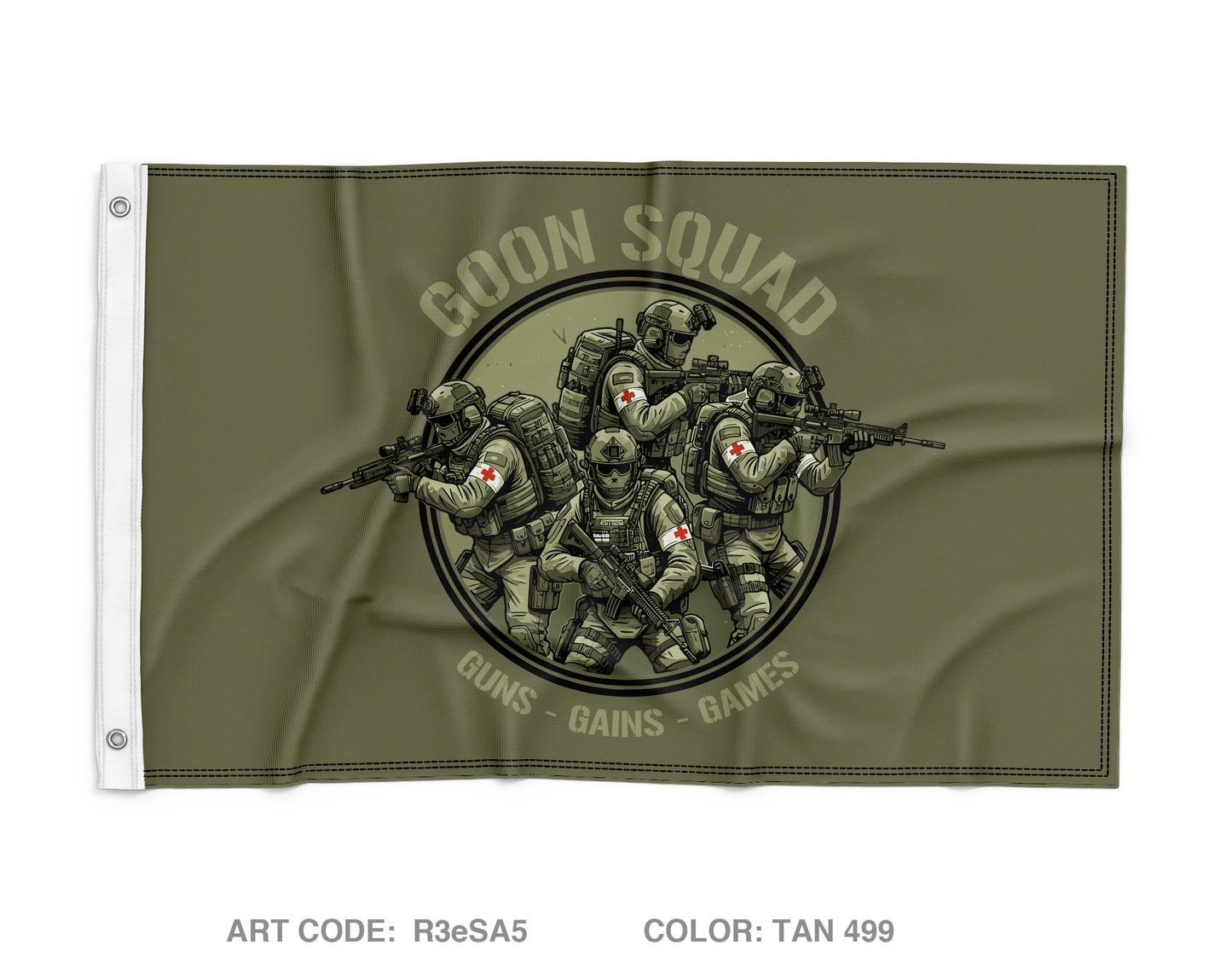 E Trp 5-15 Cav Wall Flag - R3eSA5