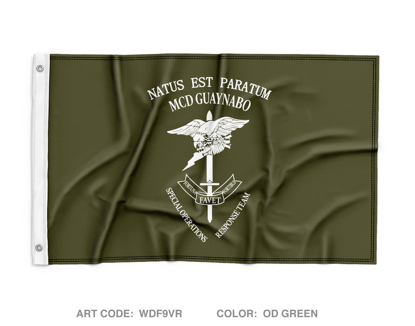 MDC Guaynabo Wall Flag - WDF9VR