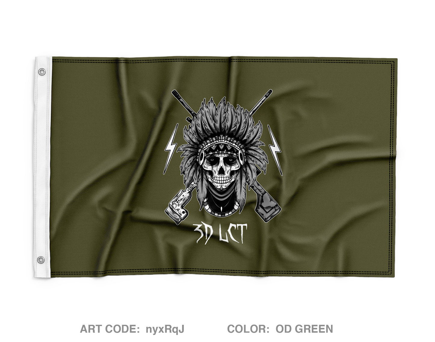 War party Wall Flag - nyxRqj