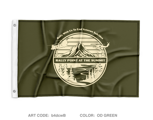 Rally Point at the Summit Fundraising Collection Wall Flag - b4dcwB