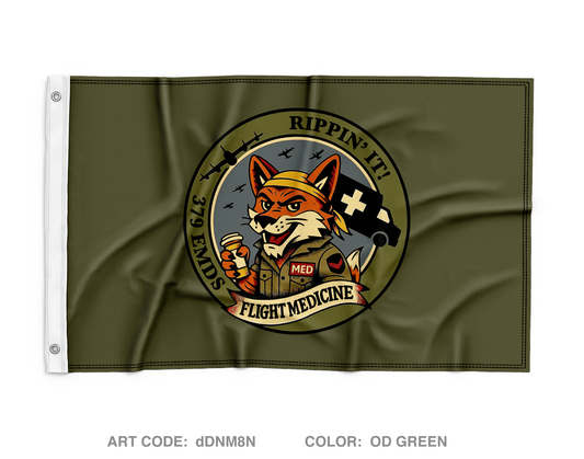 Flight Med Wall Flag - dDNM8N