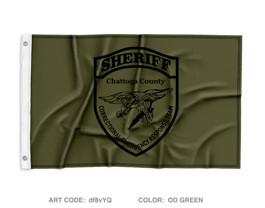 Chattooga County Sheriff’s Office CERT team Wall Flag - df8vYQ