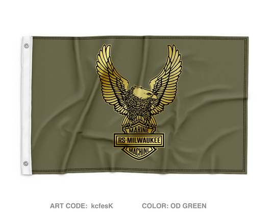 RS Milwaukee Wall Flag - kcfesK